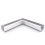 S Gutter Internal Mitre Slotted Off White