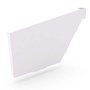 S Gutter Stop End Left Hand Off White