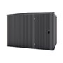 Handi-Mate Hinged Door Shed HM7 Gun Metal Grey
