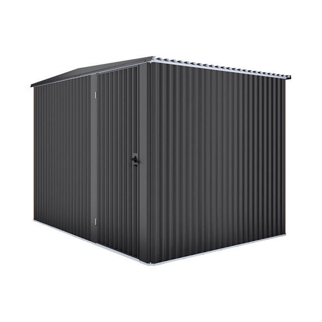 Handi-Mate Hinged Door Shed HM7 Gun Metal Grey
