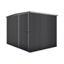 Handi-Mate Hinged Door Shed HM7 Gun Metal Grey