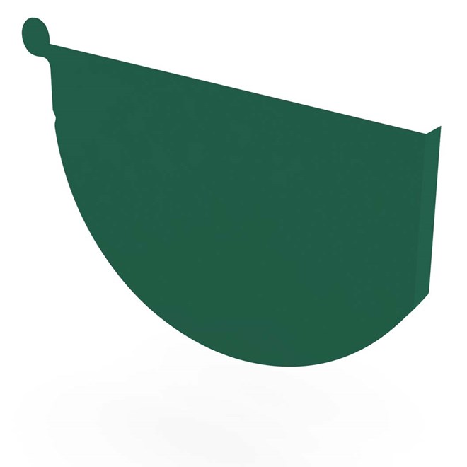 Smoothline Gutter Stop End Right Hand Caulfield Green