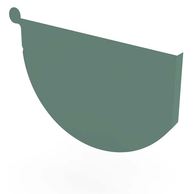 Smoothline Gutter Stop End Right Hand Rivergum