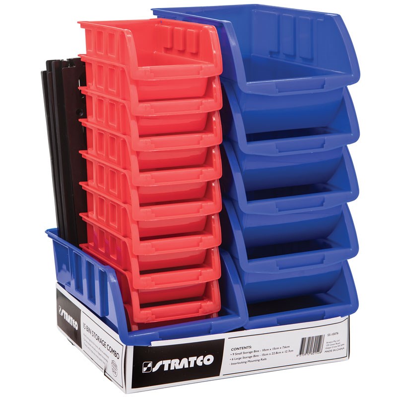 15 Piece Combo Storage Bin