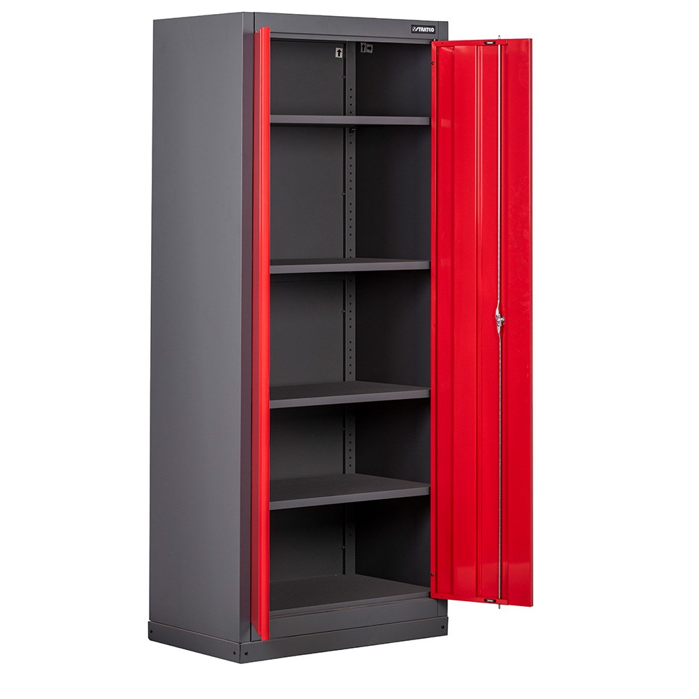 Stratco Red 2 Door Standing Cabinet