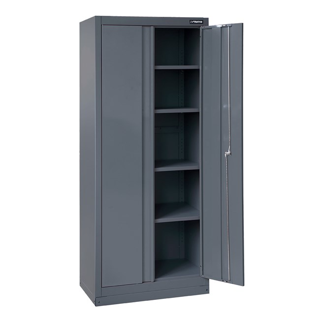 Grey Two Door Cabinet