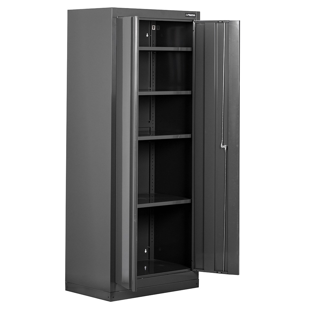 Grey Two Door Cabinet