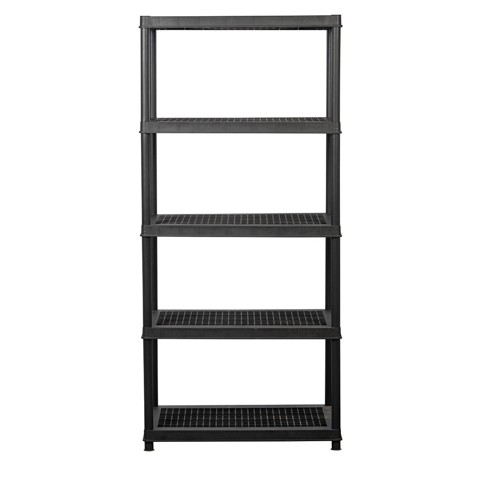Heavy Duty Plastic Shelving  5 Tier