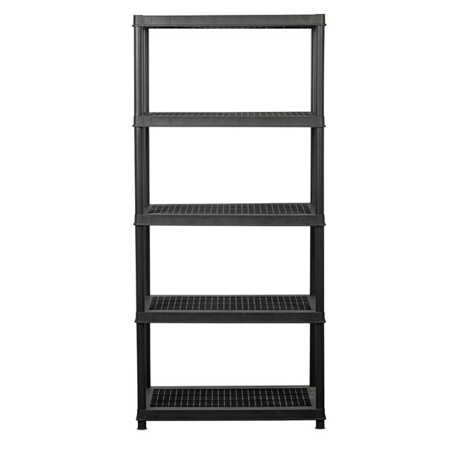 Heavy Duty Plastic Shelving  5 Tier