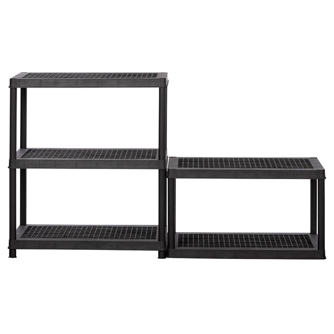 Heavy Duty Plastic Shelving  5 Tier