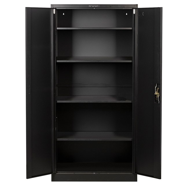 Stratco Utility 2 Door Cabinet Black