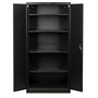 Stratco Utility 2 Door Cabinet Black