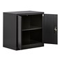 Stratco Utility 2 Door Half Height Cabinet Black