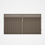 Good Neighbour® Superdek® Screen Top Double Gate Premium .35 BMT 1.8m High Sheet: Beige, Frame: Beig