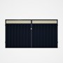 Good Neighbour® Superdek® Screen Top Double Gate Premium .35 BMT 1.8m High Sheet: Dark Stone, Frame: