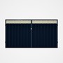 Good Neighbour® Superdek® Screen Top Double Gate Premium .35 BMT 1.8m High Sheet: Mountain Blue, Fra