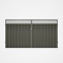 Good Neighbour® Superdek® Screen Top Double Gate Premium .35 BMT 1.8m High Sheet: Marsh, Frame: Mars