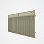 Good Neighbour® Superdek® Screen Top Double Gate Premium .35 BMT 1.8m High Sheet: Moss Vale Sand, Fr