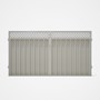 Good Neighbour® Superdek® Screen Top Double Gate Premium .35 BMT 1.8m High Sheet: Off White, Frame: 