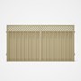 Good Neighbour® Superdek® Screen Top Double Gate Premium .35 BMT 1.8m High Sheet: Primrose, Frame: P