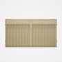 Good Neighbour® Superdek® Screen Top Double Gate Premium .35 BMT 1.8m High Sheet: Primrose, Frame: P