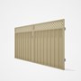 Good Neighbour® Superdek® Screen Top Double Gate Premium .35 BMT 1.8m High Sheet: Primrose, Frame: P