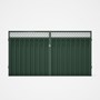Good Neighbour® Superdek® Screen Top Double Gate Premium .35 BMT 1.8m High Sheet: Rivergum, Frame: R