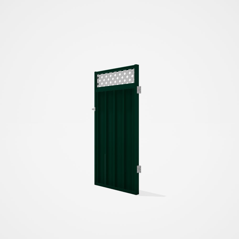 Good Neighbour® Superdek® Screen Top Single Gate Premium .35 BMT 1.8m High Sheet: Caulfield Green, F