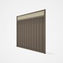 Good Neighbour® Superdek® Screen Top Extension Panel Frame: Beige, Lattice: Cream