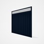 Good Neighbour® Superdek® Screen Top Extension Panel Frame: Mountain Blue, Lattice: White