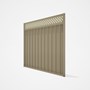 Good Neighbour® Superdek® Screen Top Extension Panel Frame: Merino, Lattice: Cream