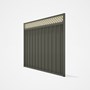 Good Neighbour® Superdek® Screen Top Extension Panel Frame: Marsh, Lattice: Cream