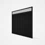 Good Neighbour® Superdek® Screen Top Extension Panel Frame: Slate Grey, Lattice: White
