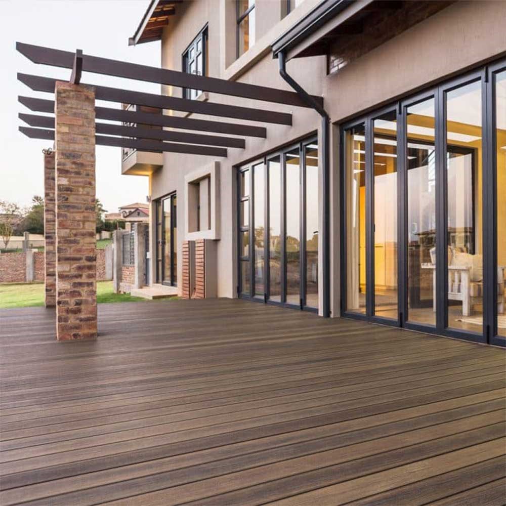 Eva-Last Infinity Composite Decking Board Grooved Oasis Palm 5450mm