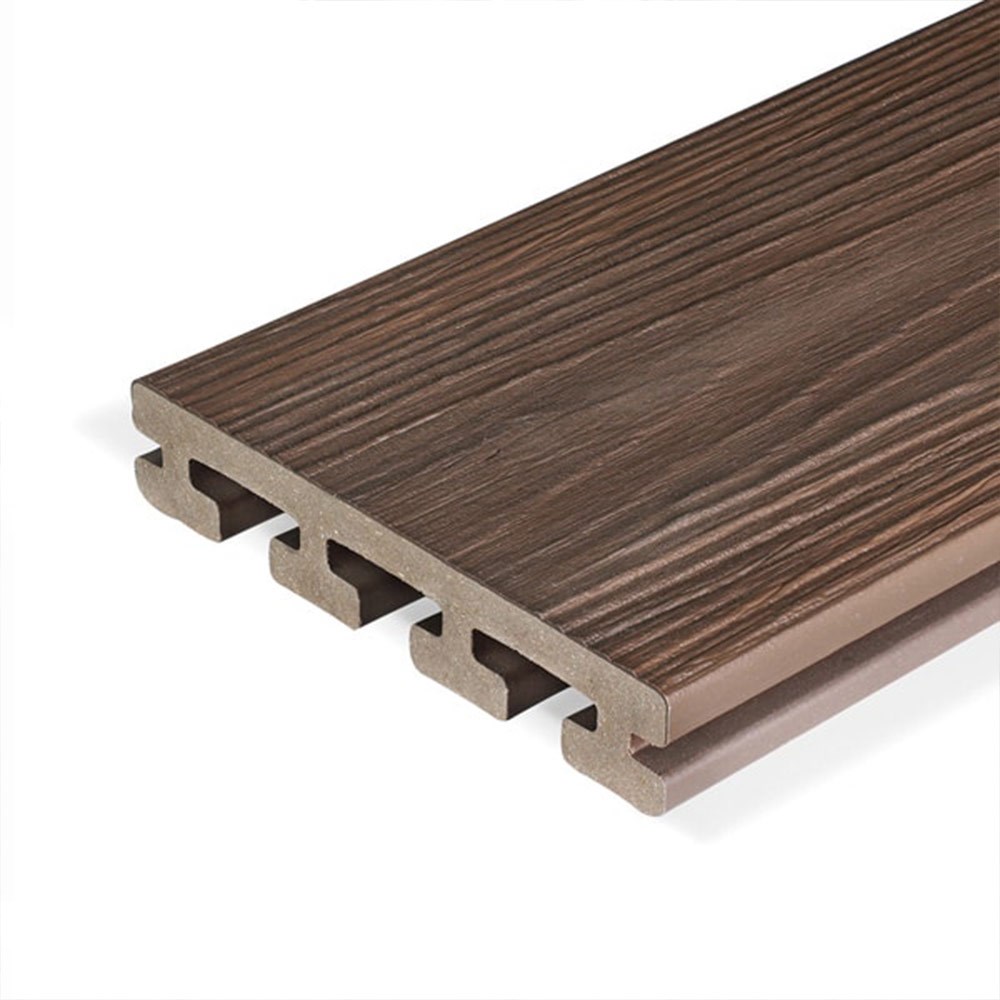 Eva-Last Infinity Composite Decking Board Grooved Spanish Saffron 5450mm