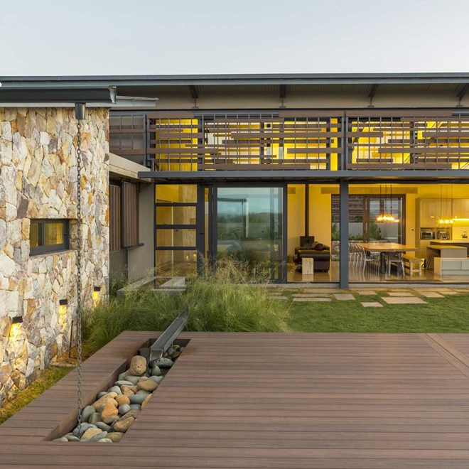 Eva-Last Infinity Composite Decking Board Grooved Spanish Saffron 5450mm