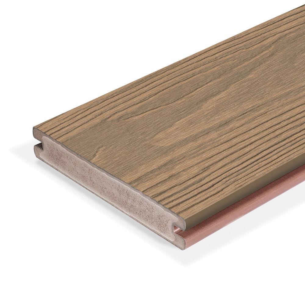 Eva-Last Apex Plus Composite Decking Board Grooved 140x24mm Himalayan Cedar 5400mm