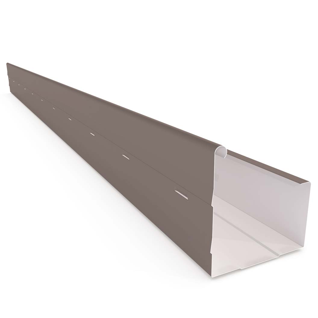 Vg Gutter VF Gutter Slotted Banyan Brown