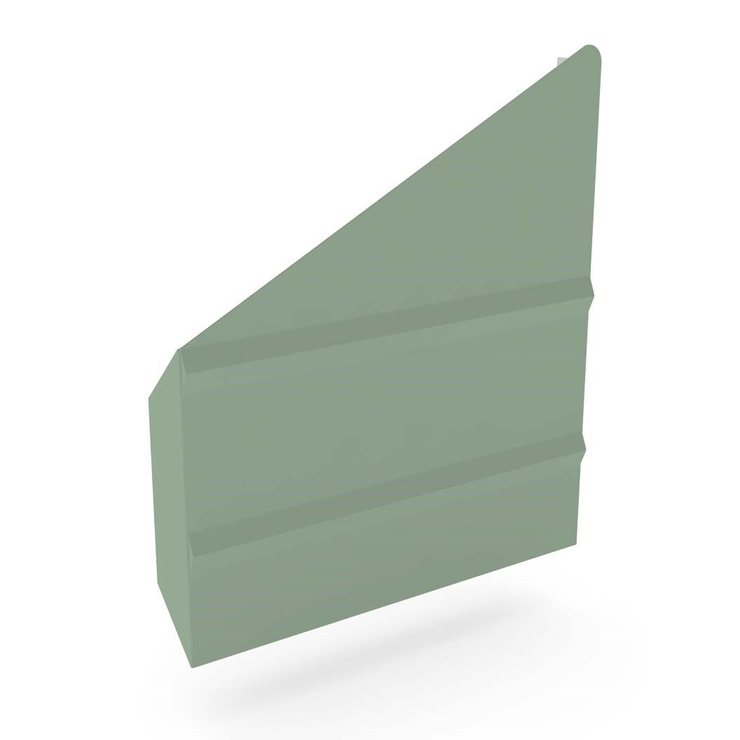 VF Gutter Stop End Left Hand Mist Green