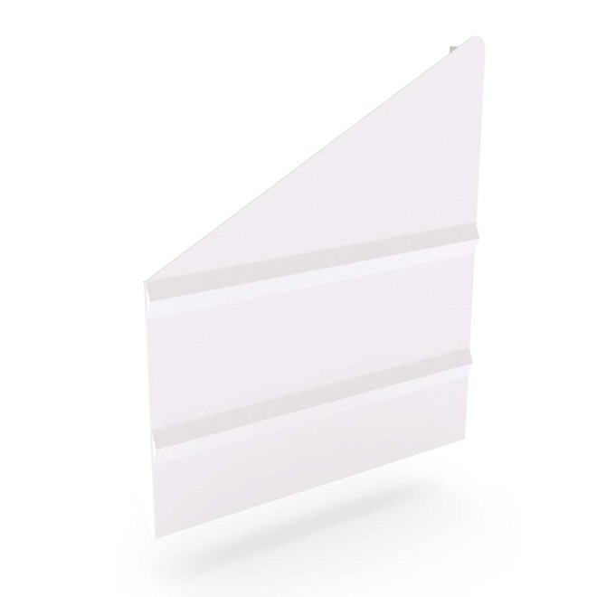 VF Gutter Stop End Left Hand Off White