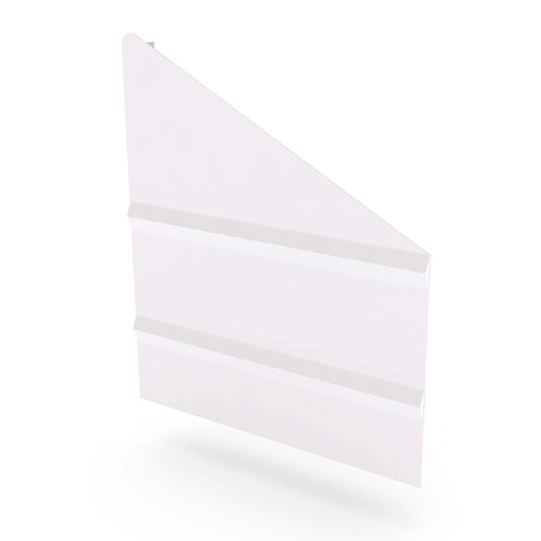 VF Gutter Stop End Right Hand Off White