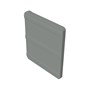 VFM Gutter Stop End Right Hand Armour Grey