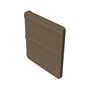 VFM Gutter Stop End Right Hand Banyan Brown