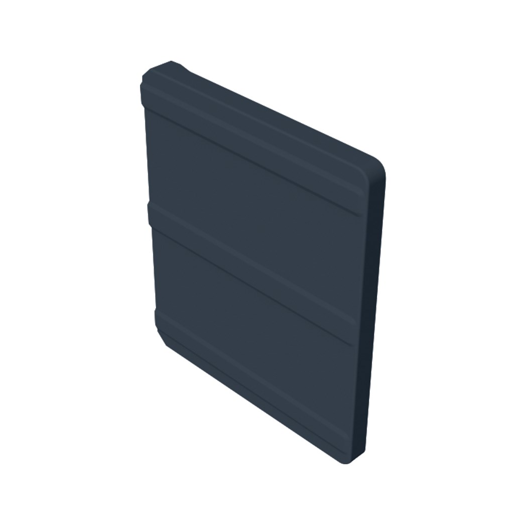 VFM Gutter Stop End Right Hand Dark Stone