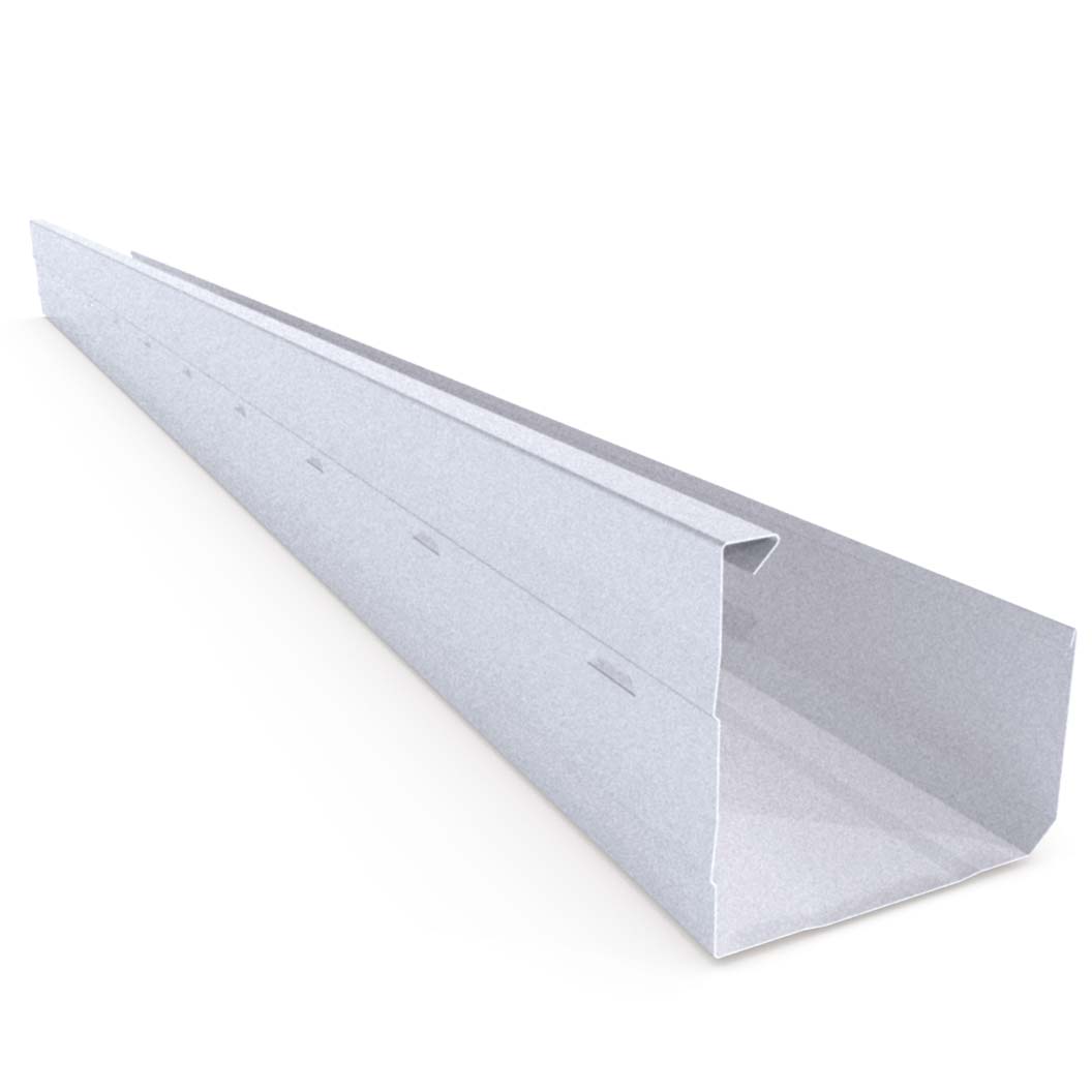 VT Gutter Slotted Zinc/Aluminium