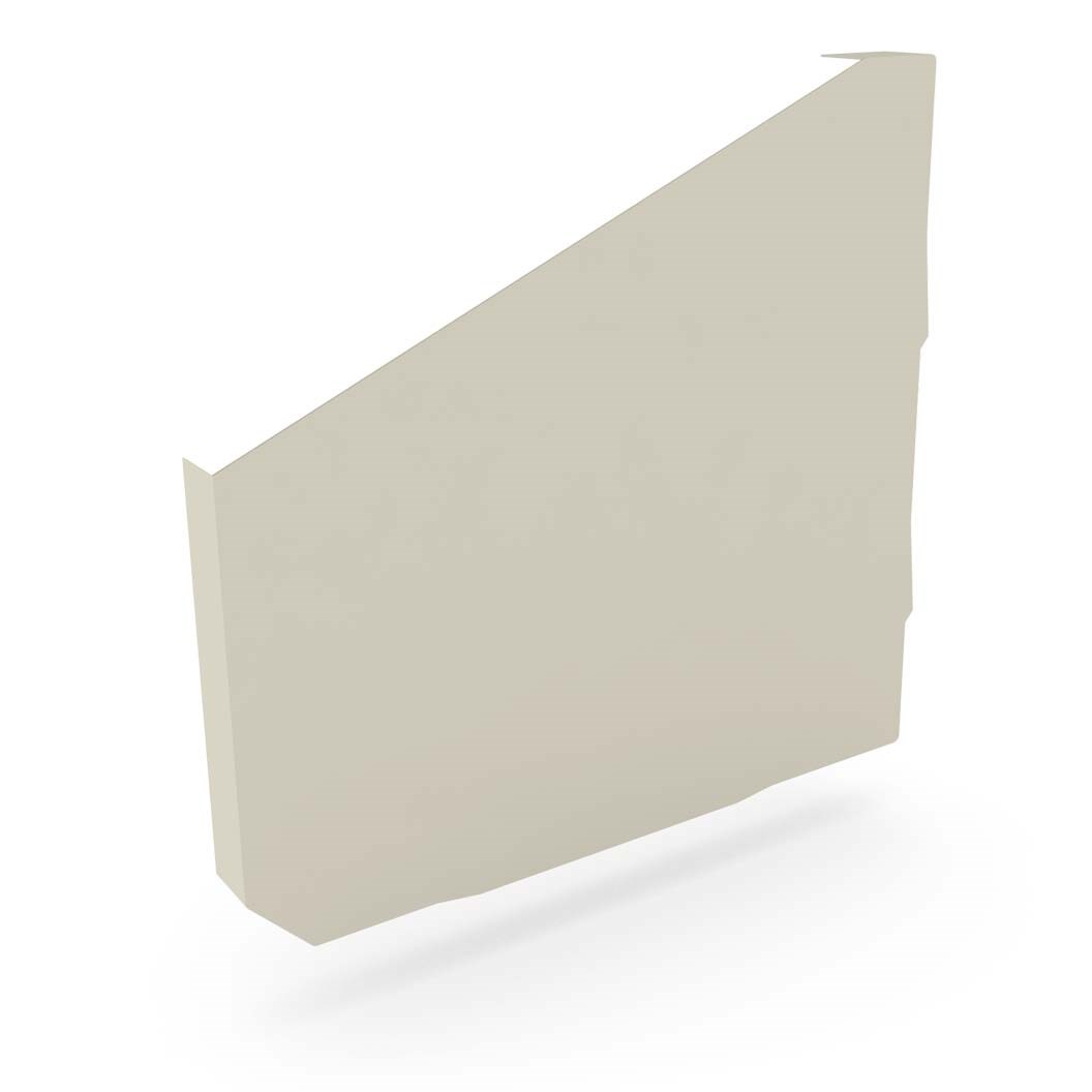 VT Gutter Stop End Left Hand Moss Vale Sand