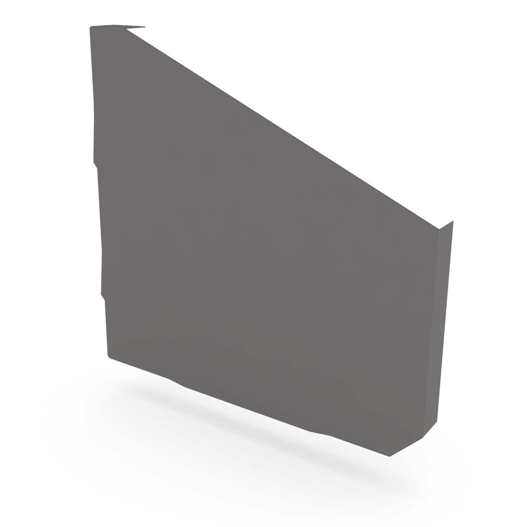 VT Gutter Stop End Right Hand Cobblestone