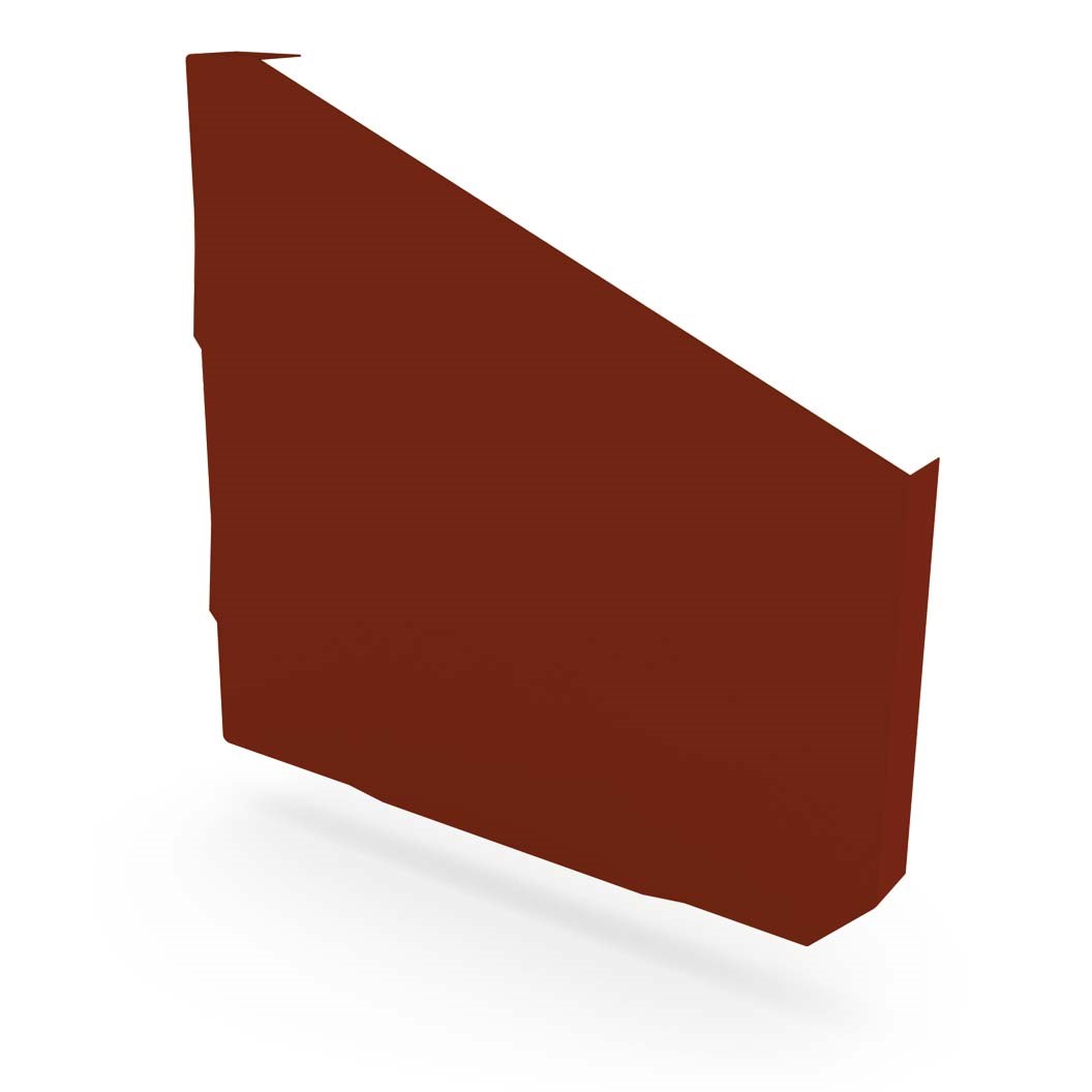 VT Gutter Stop End Right Hand Heritage Red