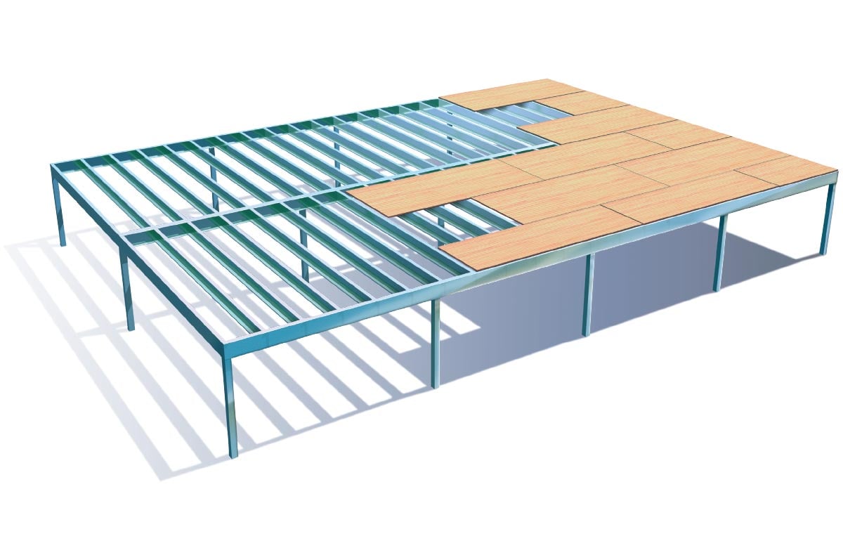 Steel floor systems refer to structural systems in buildings where steel is used as the primary material for constructing floors. These systems offer various advantages in terms of strength, durability, flexibility in design, and ease of construction. Here are some key aspects and types of steel floor systems: