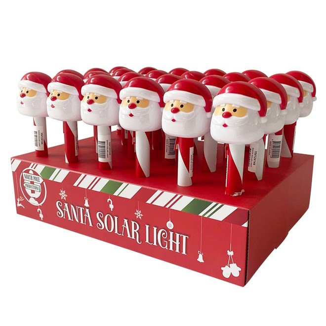 Santa Solar Stake Light 35cm